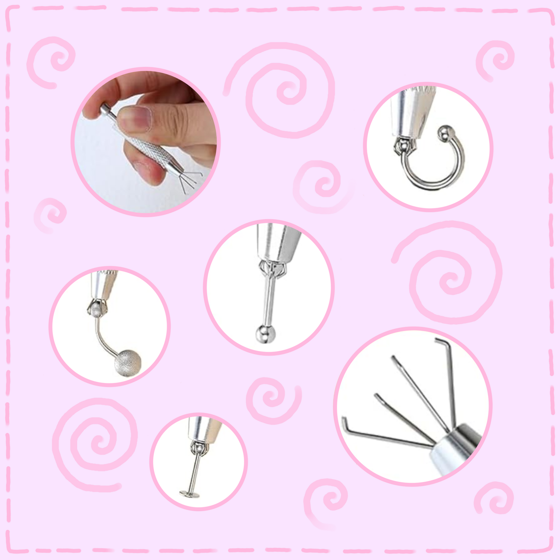 Piercing Tool for Changing Jewelry